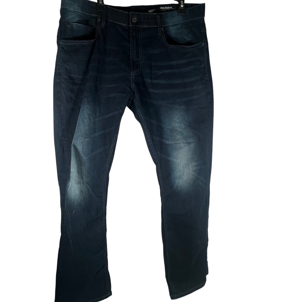 Buffalo David Bitten Ash-x Basic Skinny Stretch Dark Blue Denim Jeans 38 x 32